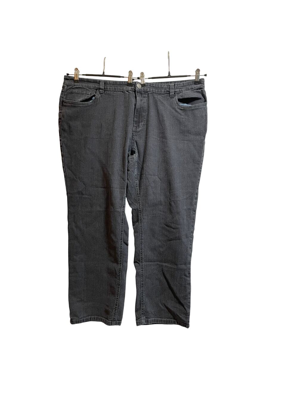 Avenue Jeans Women's Size 22 Washed Out Black Jeans